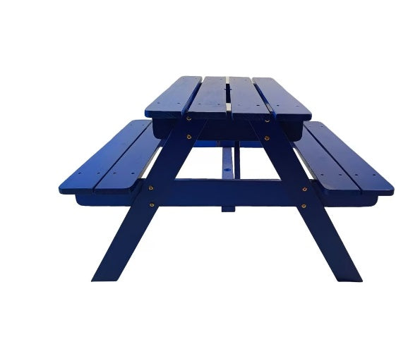 Blue Solid Wood Toddlers Table and Chair Set | Children's Dining & Activity Furniture