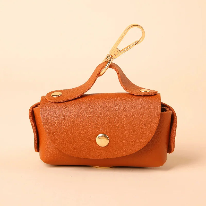 Leather Poop Bag Dispenser for Dogs - Al-Noor Bazaar