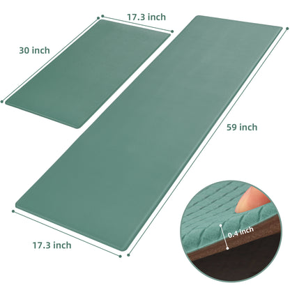 2-Piece Non-Slip Waterproof Kitchen Mat Set – Easy to Clean & Durable
