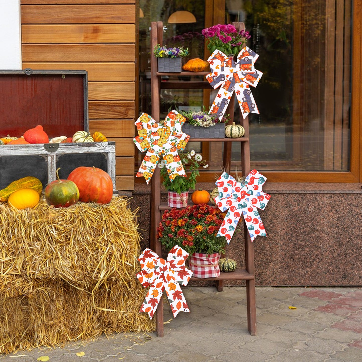 4 Rolls Thanksgiving Ribbon