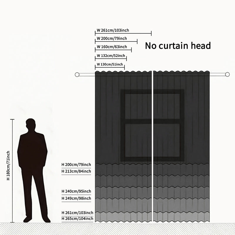 Luxury Velvet Embroidered Curtains – 1 Pair Blackout Drapes for Bedroom & Living Room