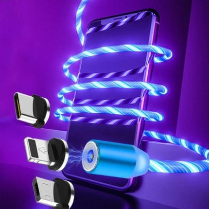 Flowing Light Magnetic Charging Cable