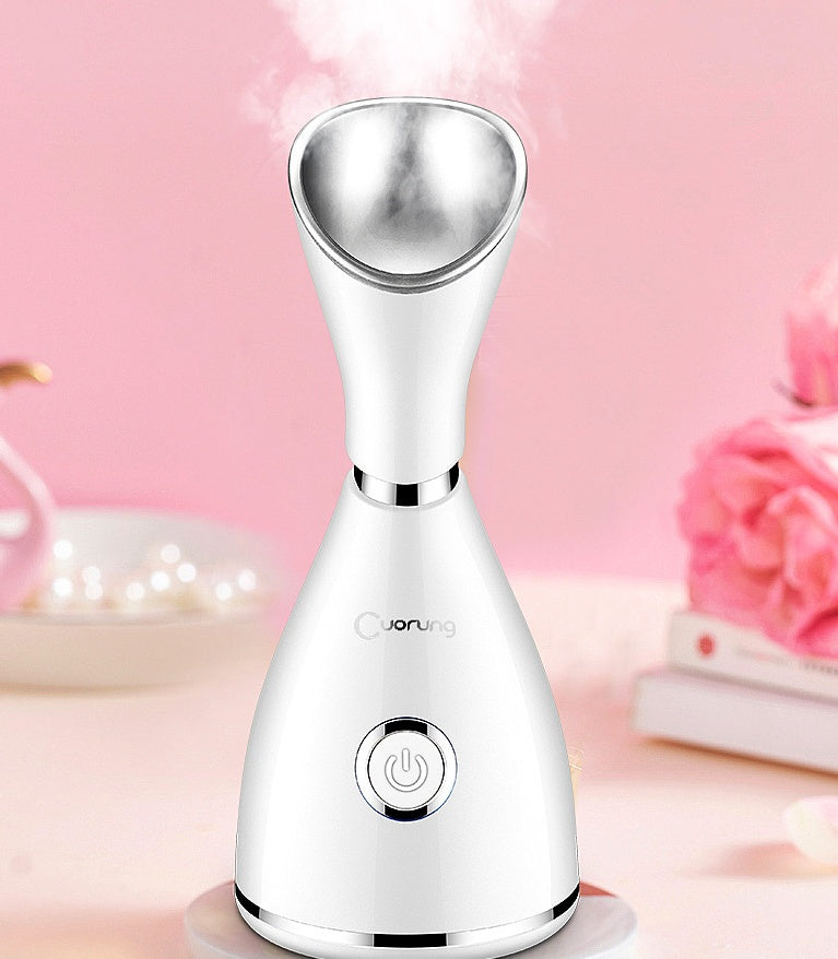 Nano Ionic Facial Steamer for Home Spa – Deep Cleansing, Hydrating, and Anti-Aging Skin Care Device