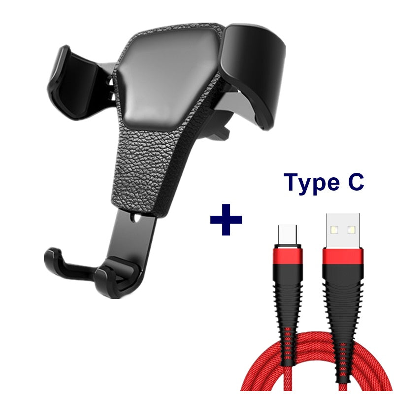 Leather-Look Gravity Car Mount