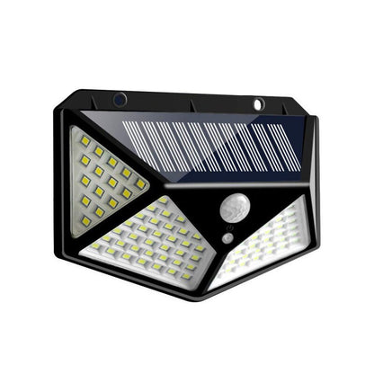 100-LED Solar Wall Light – Motion Sensor Waterproof Outdoor Security Light
