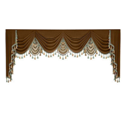 Luxury Velvet Patchwork Curtains – Retro Blackout Drapes for Living Room & Bedroom