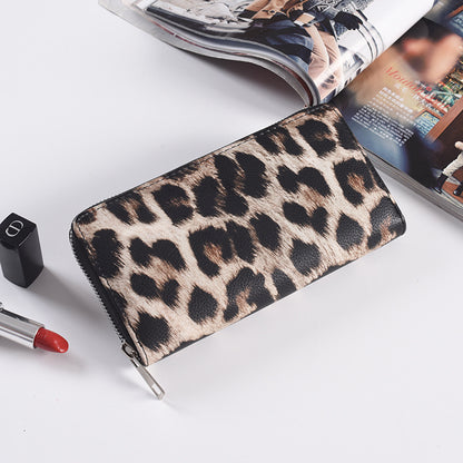 Women’s Zipper Long PU Leather Wallet