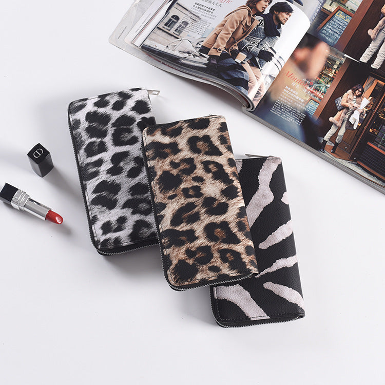 Women’s Zipper Long PU Leather Wallet
