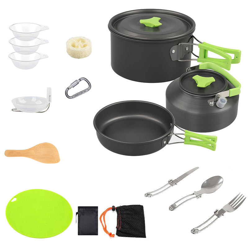 All-in-One Outdoor Cooking Set, 16pcs