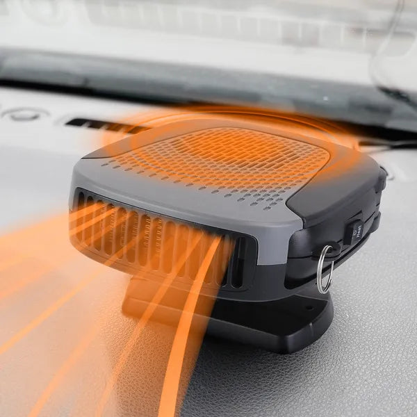 Portable Car Auto Heater Heating Fan, 12V 150W, 2 In 1 Defroster Demister Windshield Heater Automotive Cooling Fan