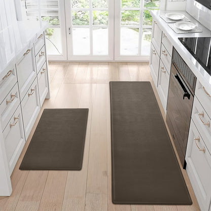 2-Piece Non-Slip Waterproof Kitchen Mat Set – Easy to Clean & Durable