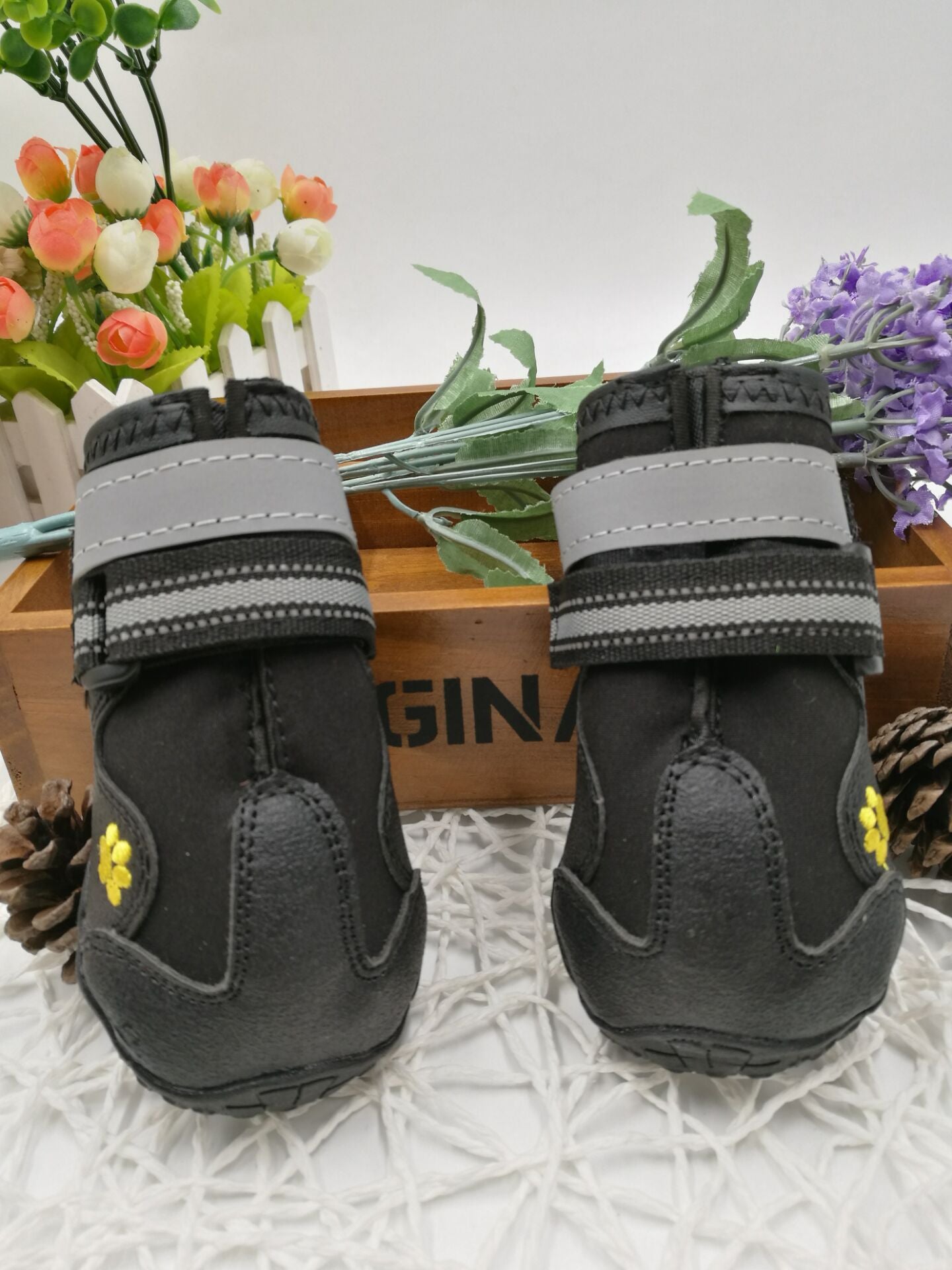Waterproof Pet Shoes – Non-Slip Protective Boots with Adjustable Fit