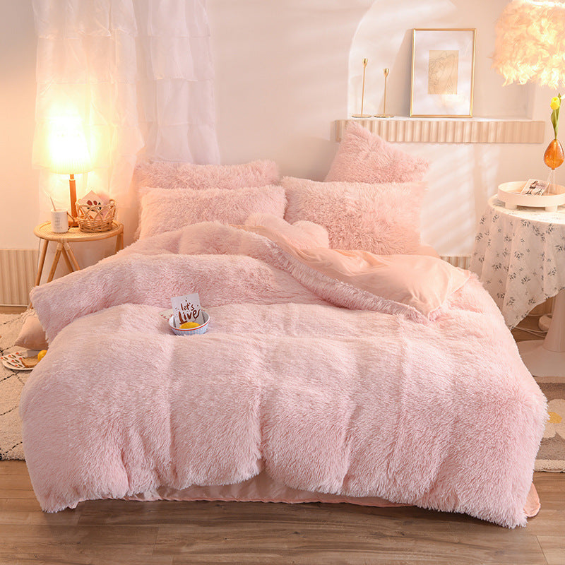 Fleece Duvet Cover Set, Queen/King