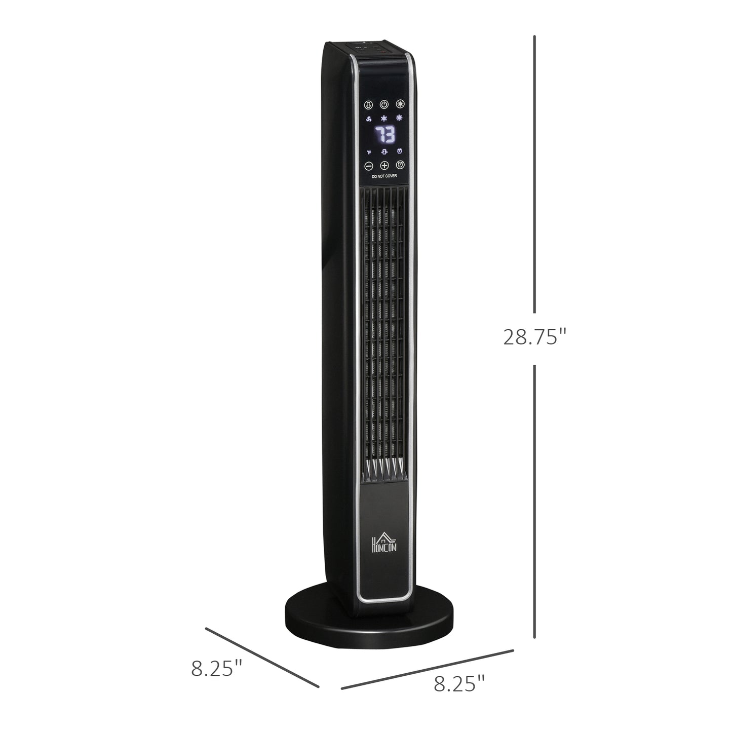 2-In-1 Portable Electric Tower Heater
