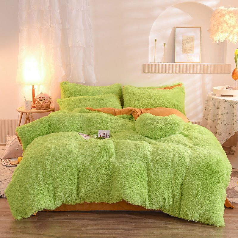 Fleece Duvet Cover Set, Queen/King