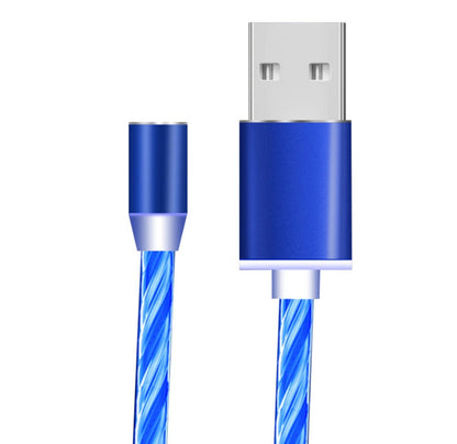 Flowing Light Magnetic Charging Cable – For iPhone, Android & Type-C
