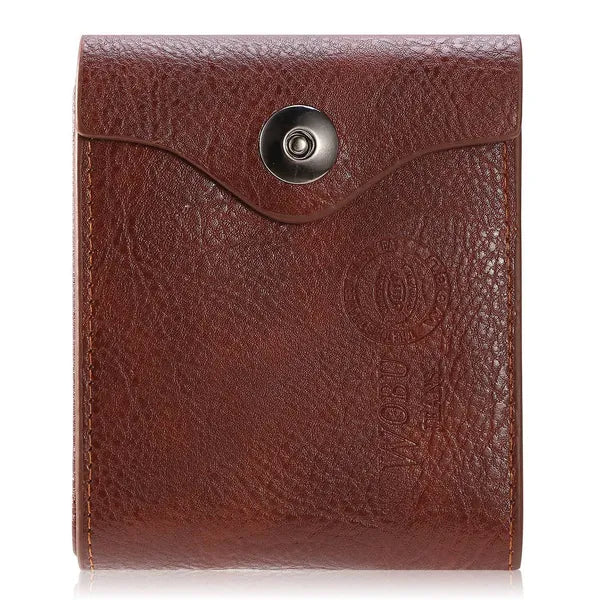 Men's Wallet PU Leather Bifold Purse Slim RFID Blocking Card Holder Cases W/ 2 ID Window Coin Pocket