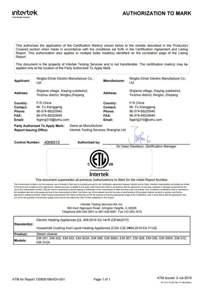 Handheld Steam Cleaner With Safety Lock, 500 Milliliter Large Water Tank And 12 Piece Accessory Set, For Removing Stubborn Dirt And Disinfecting Surfaces, Black And White