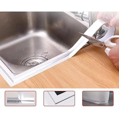 Silver Foil Waterproof Tape – Oil-Proof & Self-Adhesive Seal Strip