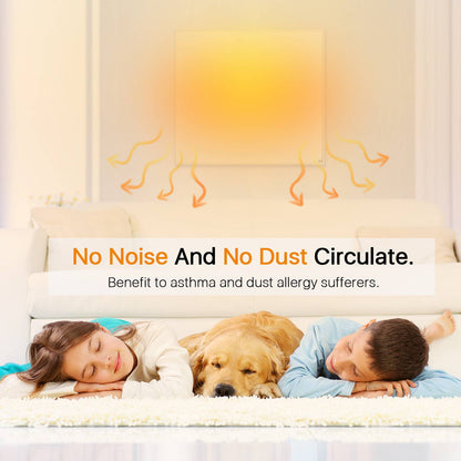 Electric Wall Mounted Space Flat Panel Heater 500W, Portable With Back Stand