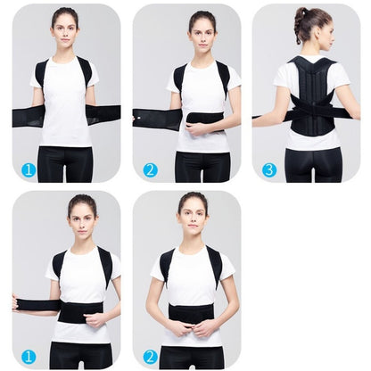 Adjustable Back Posture Corrector – Spine Support Brace
