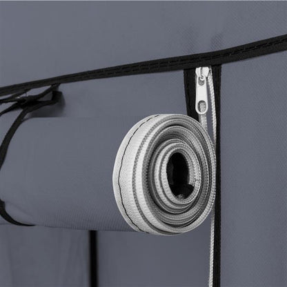 Wardrobe 4 Layers 10 Grids 130 X 45 X 167cm - Gray