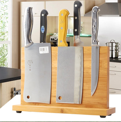 Stainless Steel Magnetic Knife Holder – Modern Kitchen Storage