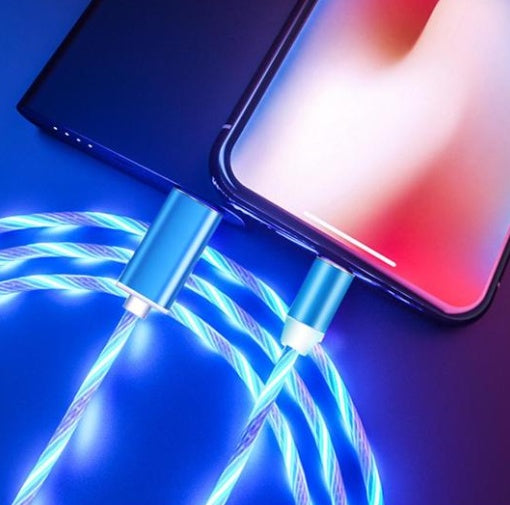 Flowing Light Magnetic Charging Cable