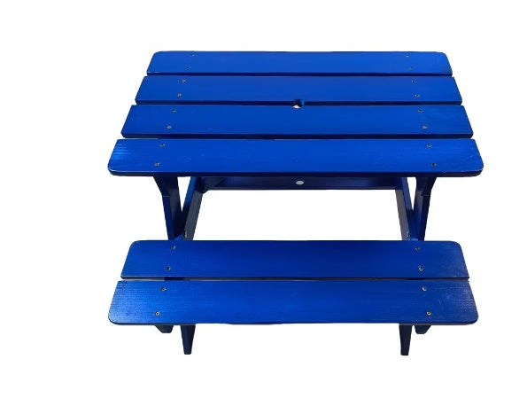 Blue Solid Wood Toddlers Table and Chair Set | Children's Dining & Activity Furniture