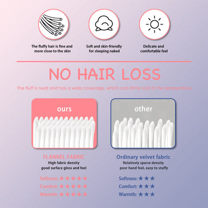 Flannel Fuzzy Blanket Long Eyelashes 150X200cm