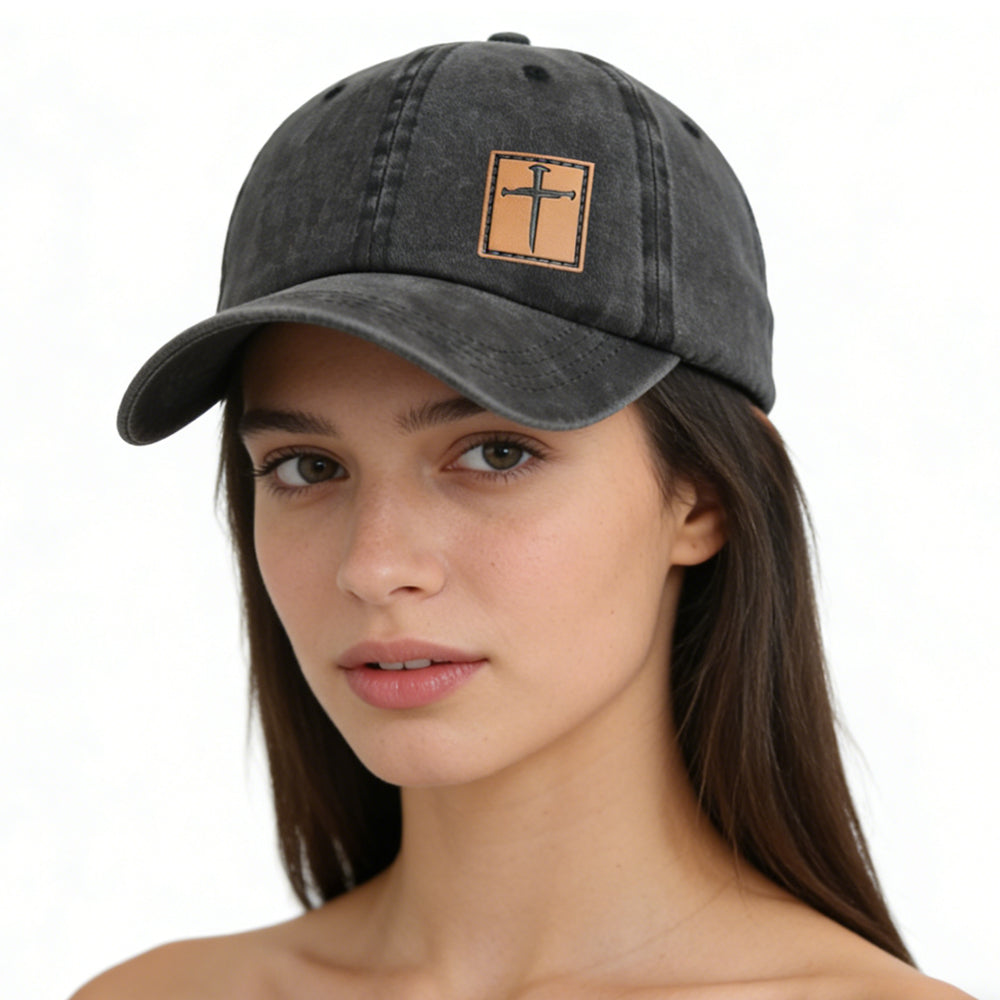 Leather Jesus Hats For Men Women