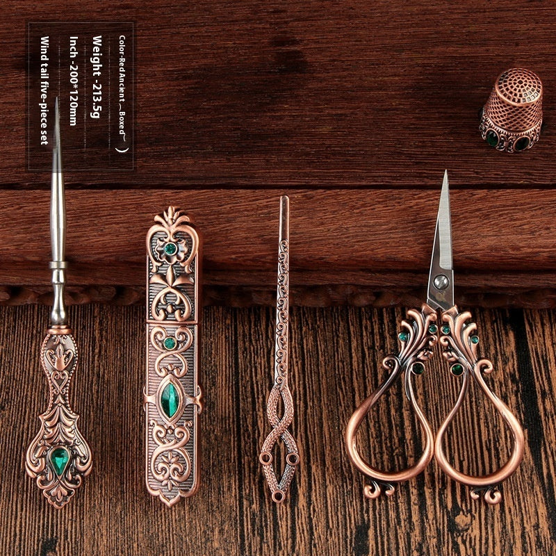 Phoenix Tail Scissors Set – Vintage Luxury Design