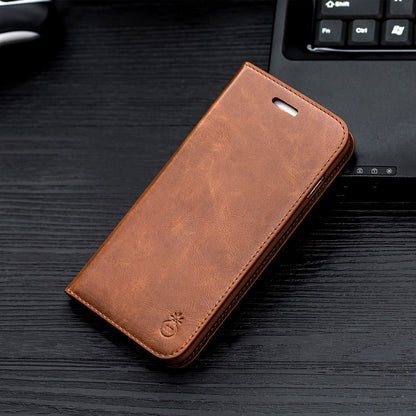Flip Phone Case Leather Case Strong Magnet To Attract Genuine Leather