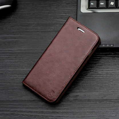 Flip Phone Case Leather Case Strong Magnet To Attract Genuine Leather