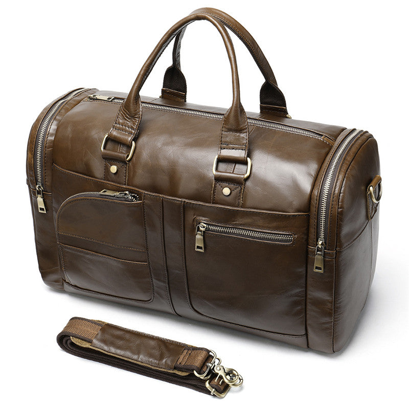 Cowhide Leather Duffel Bag
