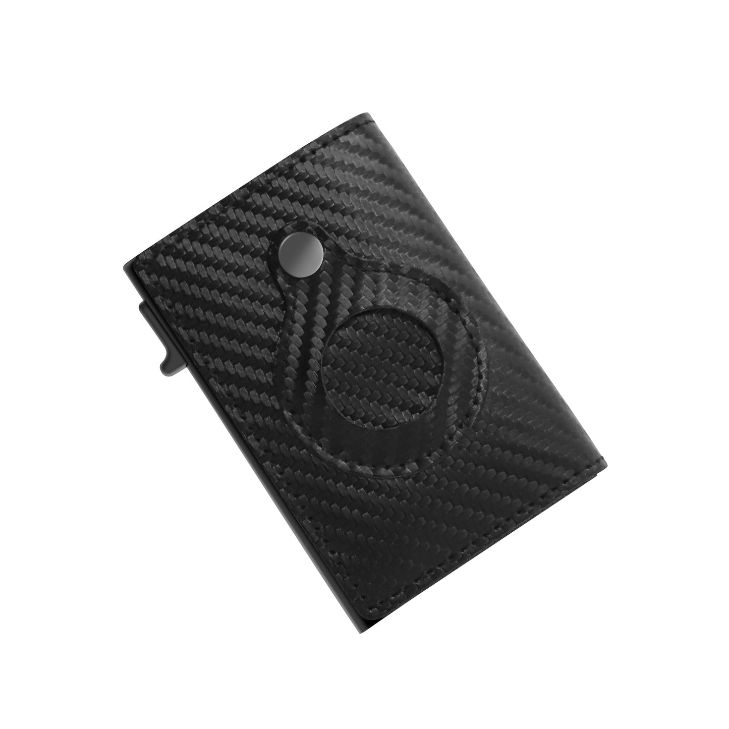 Minimalist Leather Wallet with AirTag Holder