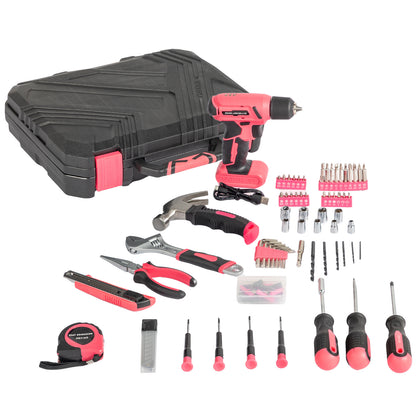 Electric Drill Plastic Box Tool Set 146pcs 8v