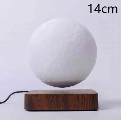 Magnetic Levitation Moon Lamp | 3D Printed Floating Night Light | Touch Control Desk Decor