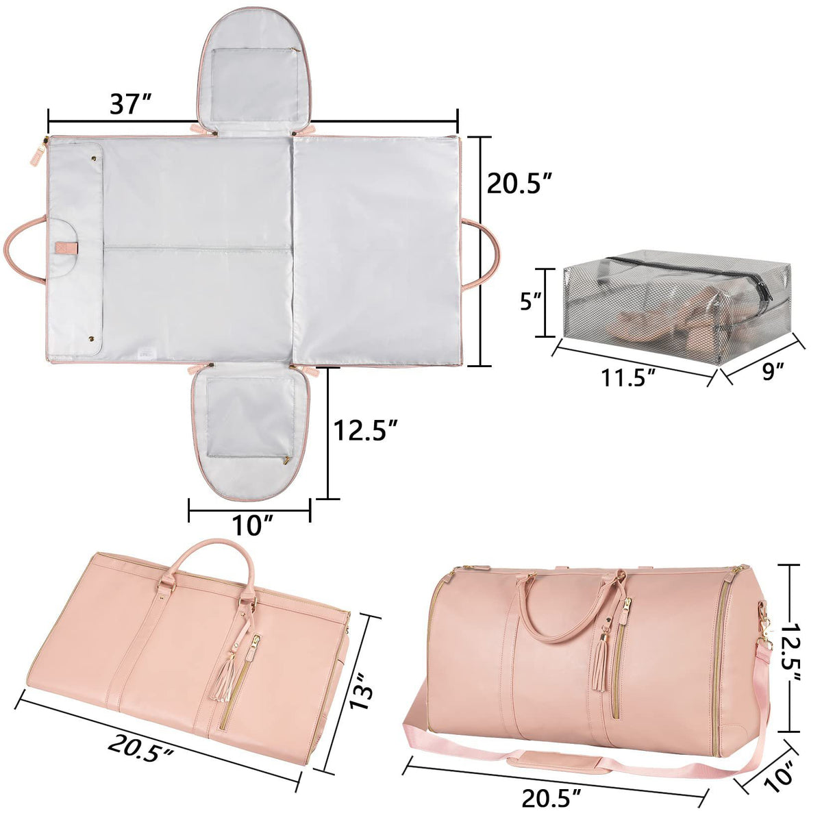 Foldable Weekender Bag, Waterproof