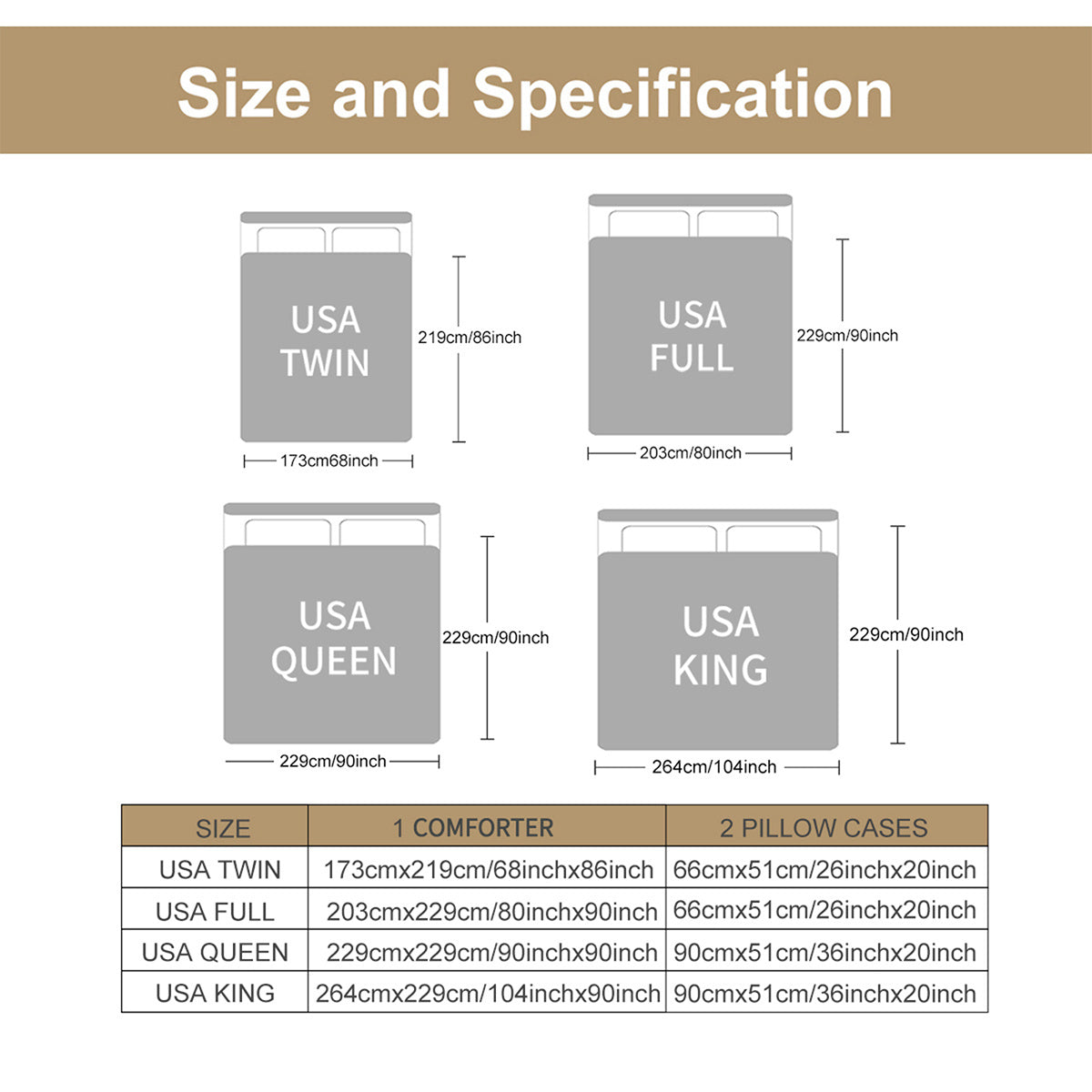 3-Piece Mushroom Comforter Set – Soft Microfiber Bedding for Twin, Full, Queen & King