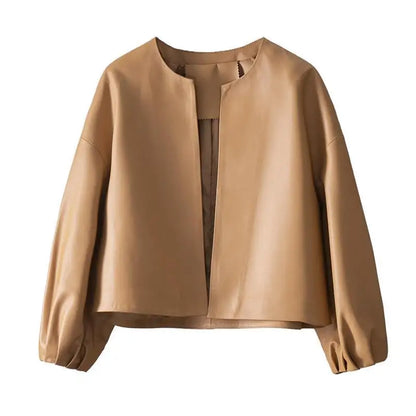 Vintage Leather Jacket for Women - Al-Noor Bazaar