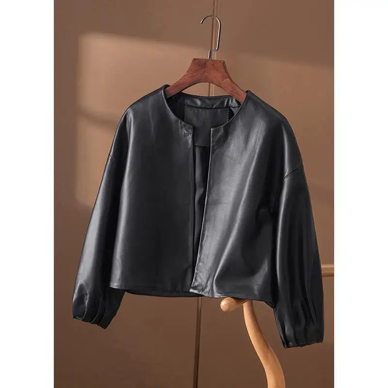 Vintage Leather Jacket for Women - Al-Noor Bazaar