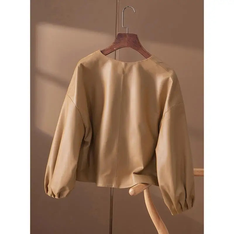 Vintage Leather Jacket for Women - Al-Noor Bazaar