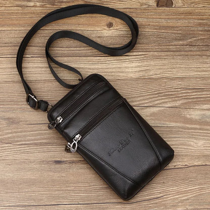 Genuine Leather Messenger Bag for Men - Al-Noor Bazaar