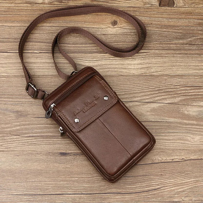 Genuine Leather Messenger Bag for Men - Al-Noor Bazaar