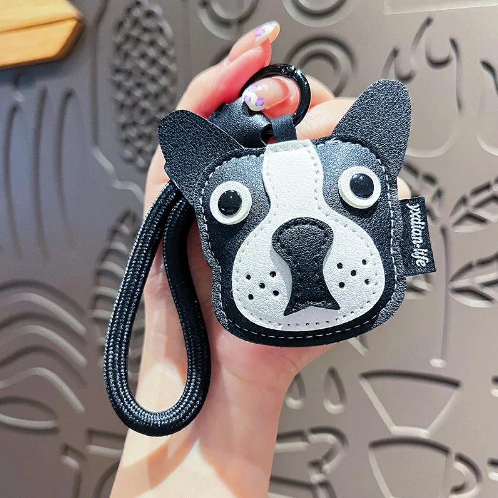 Leather Cat & Dog Keychain Bag Charm - Al-Noor Bazaar