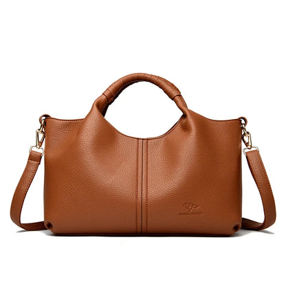 Soft Leather Tote Bag for Women - Al-Noor Bazaar
