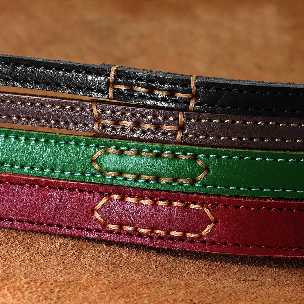 Genuine Leather Dog Leash for Large Dogs - Al-Noor Bazaar