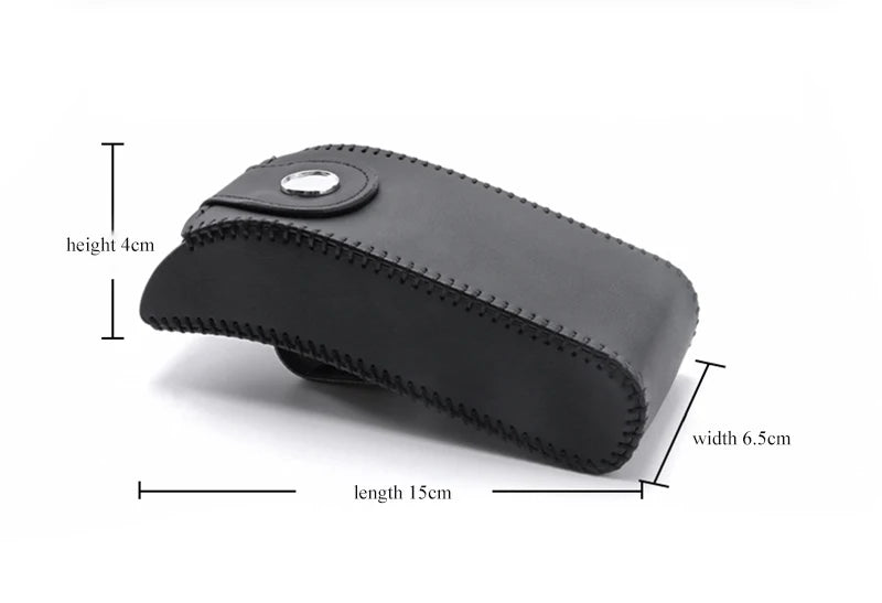Leather Sunglasses Holder for Car Visor - Al-Noor Bazaar
