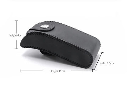Leather Sunglasses Holder for Car Visor - Al-Noor Bazaar